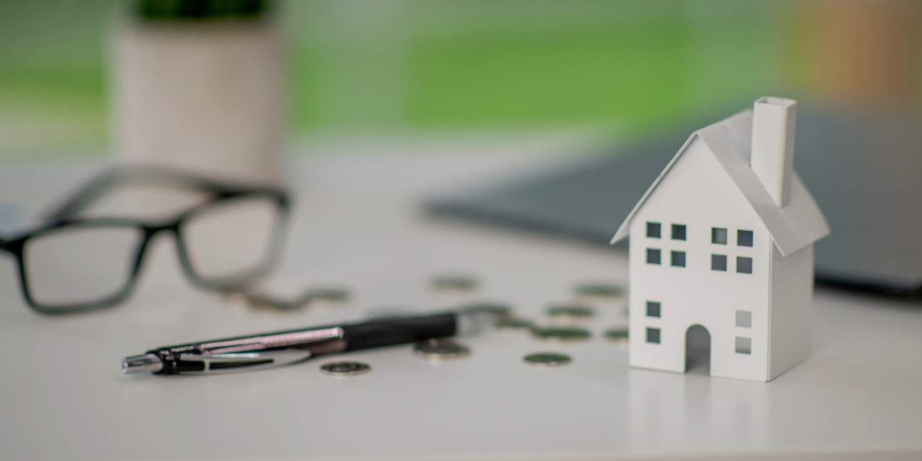 Photo of Model Home on Desk